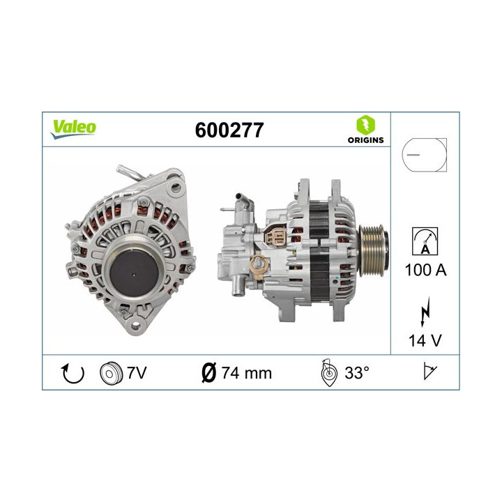 Kintamosios srovės generatorius VALEO 600277