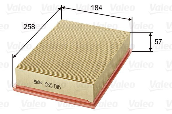 Oro filtras VALEO 585016