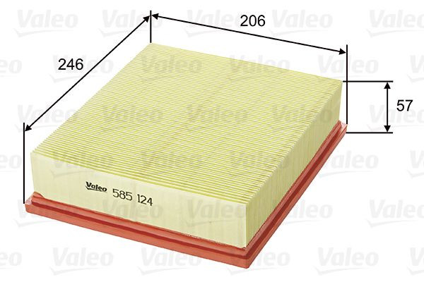 Oro filtras VALEO 585124