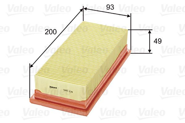 Oro filtras VALEO 585131