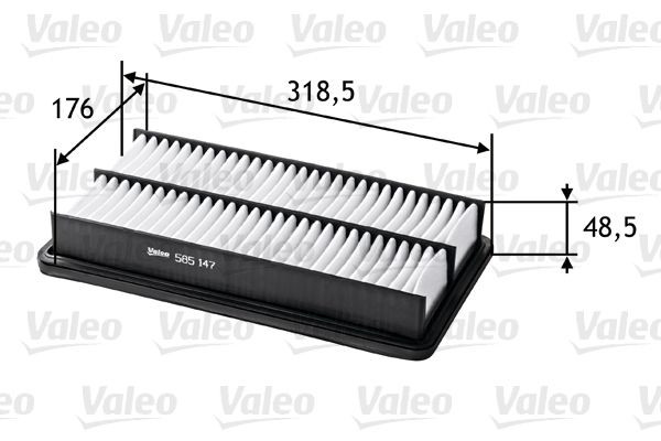 Oro filtras VALEO 585147