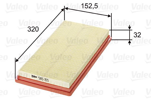 Oro filtras VALEO 585155