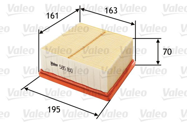 Oro filtras VALEO 585160