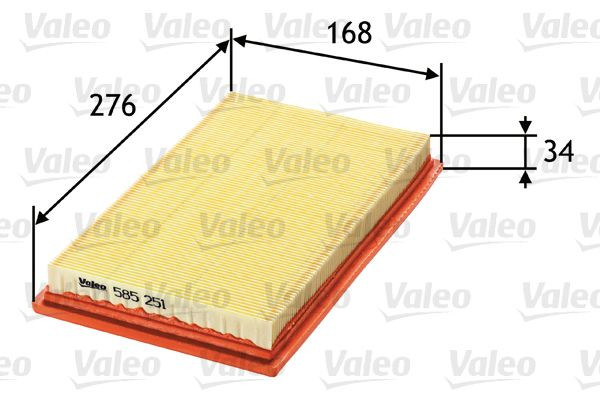 Oro filtras VALEO 585251