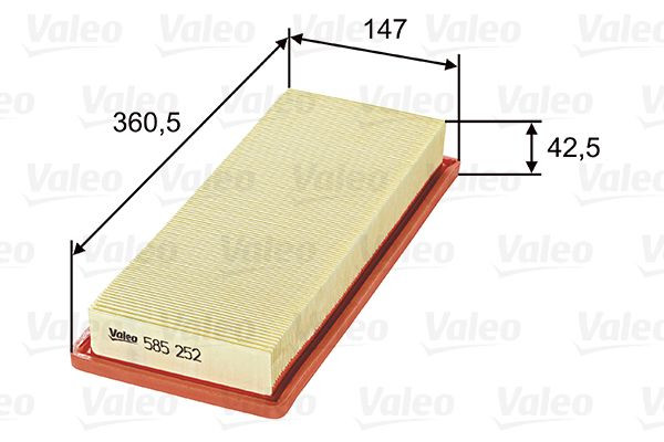 Oro filtras VALEO 585252