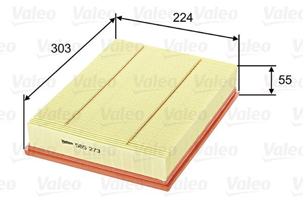 Oro filtras VALEO 585273