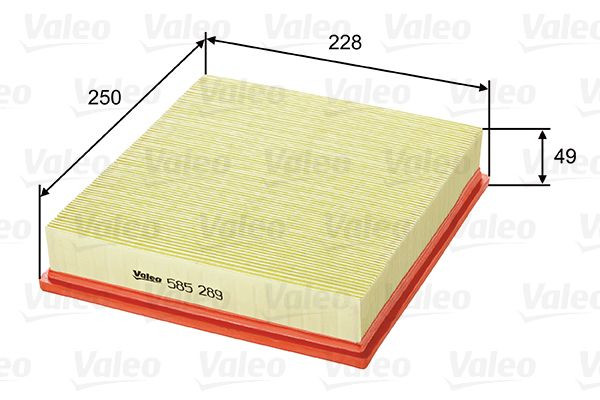 Oro filtras VALEO 585289