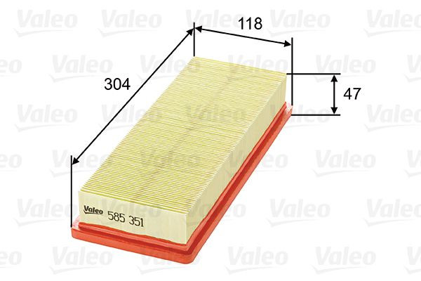 Oro filtras VALEO 585351