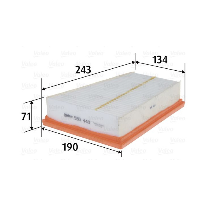 Oro filtras VALEO 585448