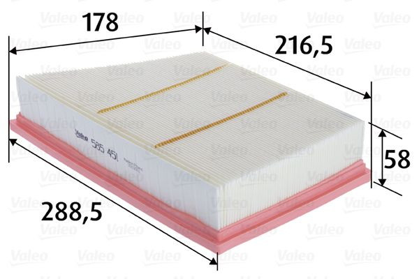 Oro filtras VALEO 585451