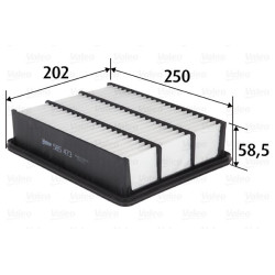 Oro filtras VALEO 585473