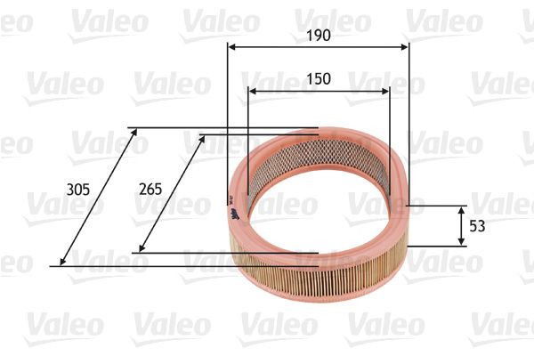 Oro filtras VALEO 585627