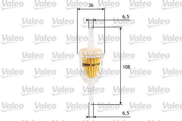 Kuro filtras VALEO 587000