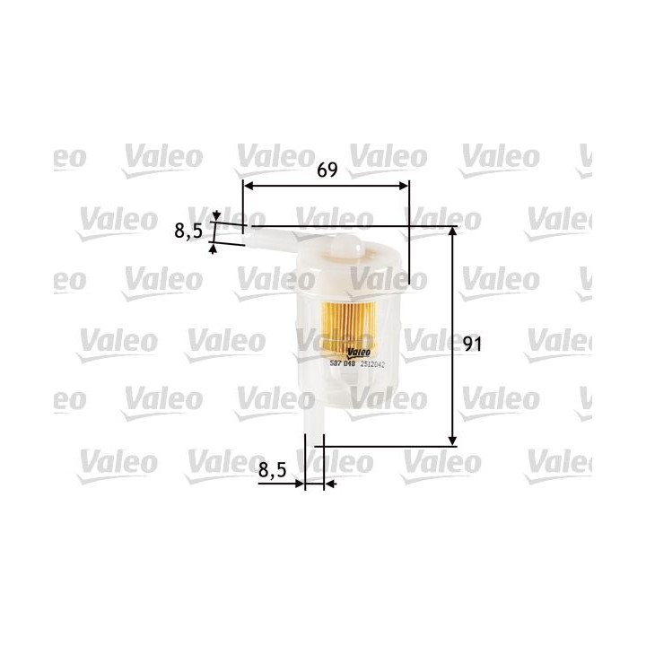 Kuro filtras VALEO 587048