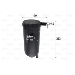 Kuro filtras VALEO 587062