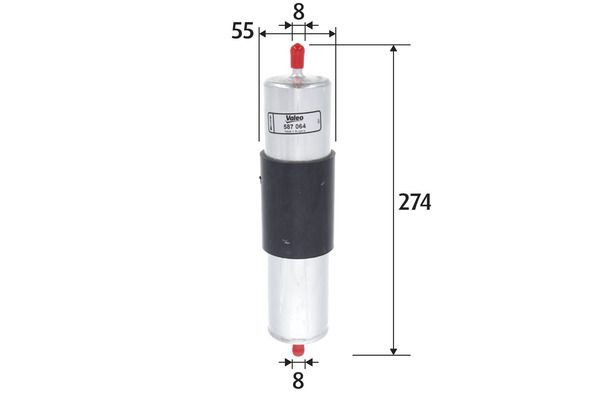 Kuro filtras VALEO 587064