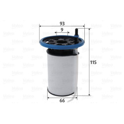 Kuro filtras VALEO 587103