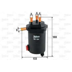 Kuro filtras VALEO 587504