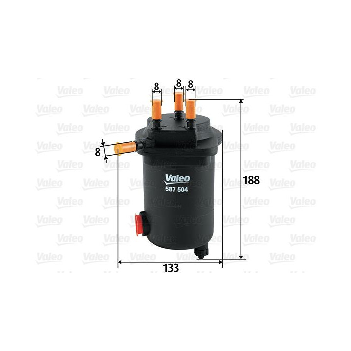 Kuro filtras VALEO 587504