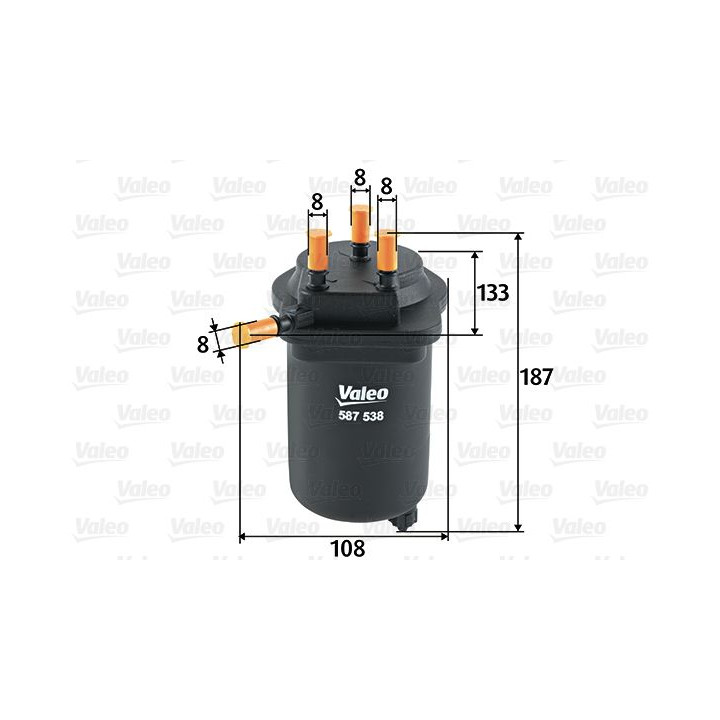 Kuro filtras VALEO 587538