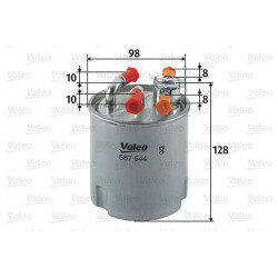 Kuro filtras VALEO 587544
