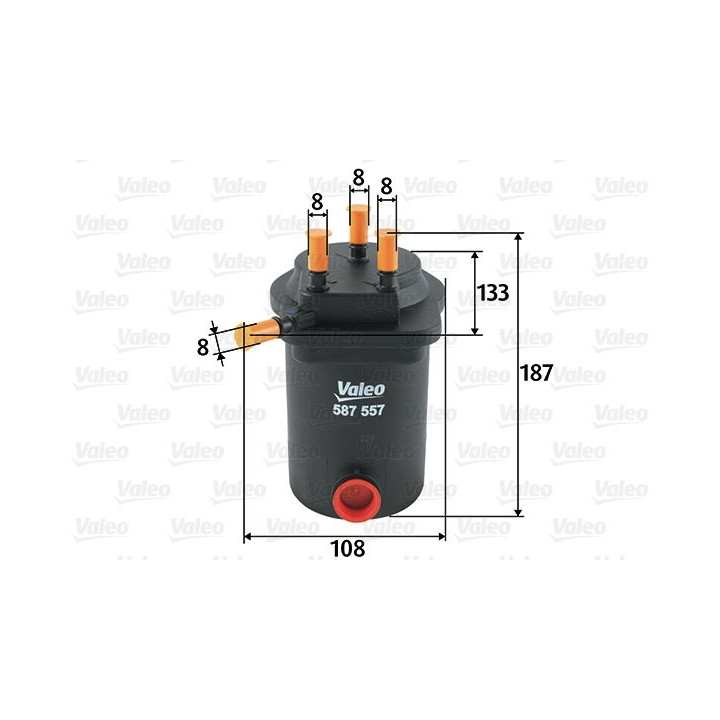 Kuro filtras VALEO 587557