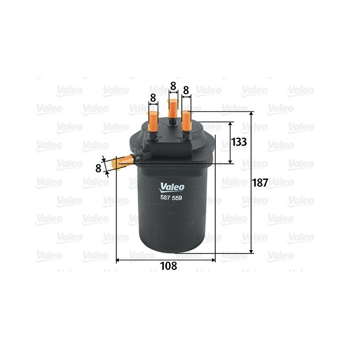 Kuro filtras VALEO 587559