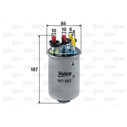 Kuro filtras VALEO 587562