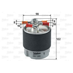 Kuro filtras VALEO 587566