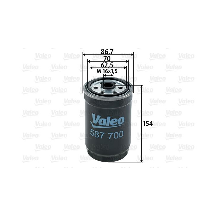 Kuro filtras VALEO 587700