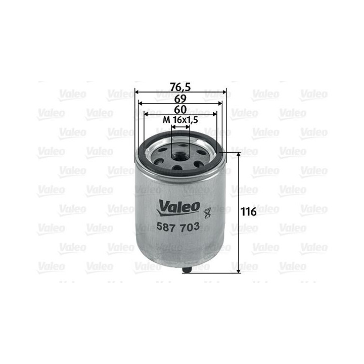 Kuro filtras VALEO 587703