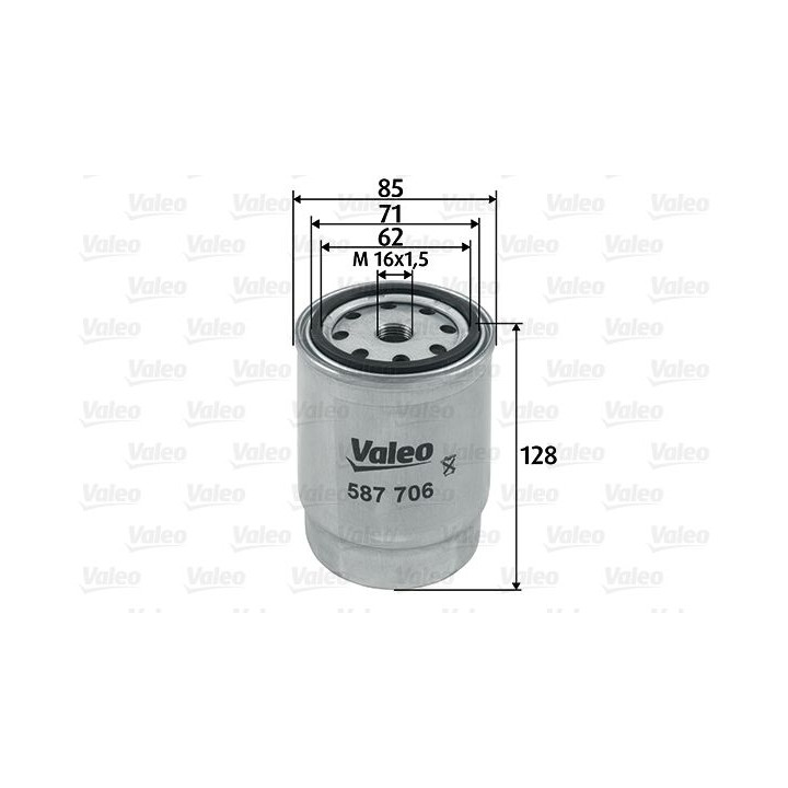 Kuro filtras VALEO 587706