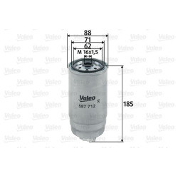 Kuro filtras VALEO 587712