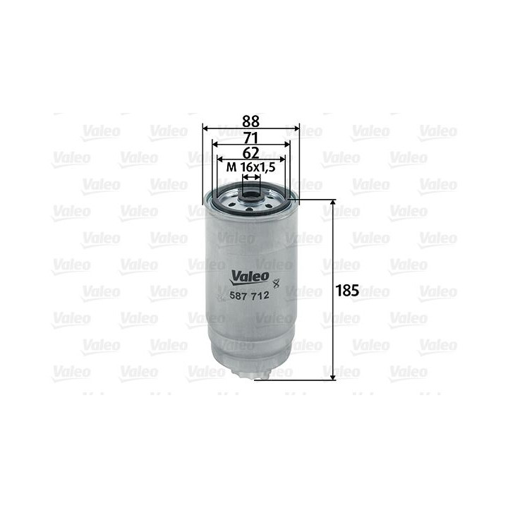 Kuro filtras VALEO 587712