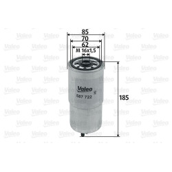Kuro filtras VALEO 587722