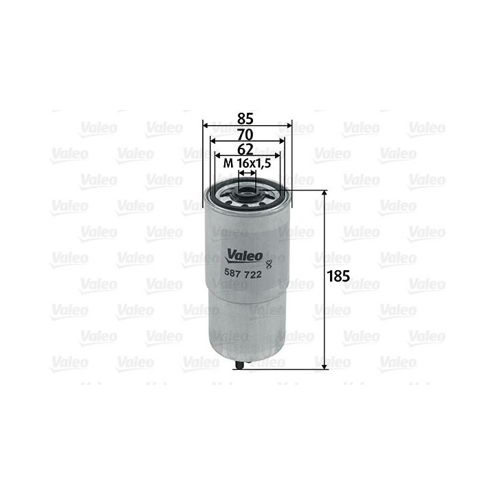 Kuro filtras VALEO 587722