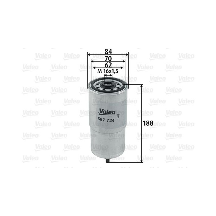 Kuro filtras VALEO 587724