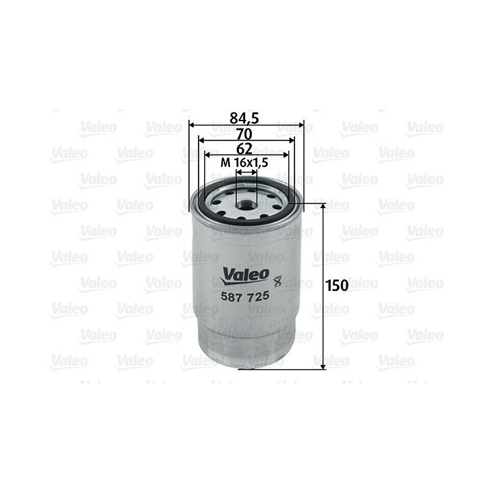 Kuro filtras VALEO 587725