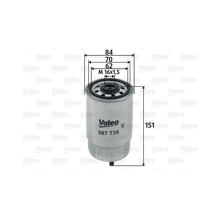 Kuro filtras VALEO 587735