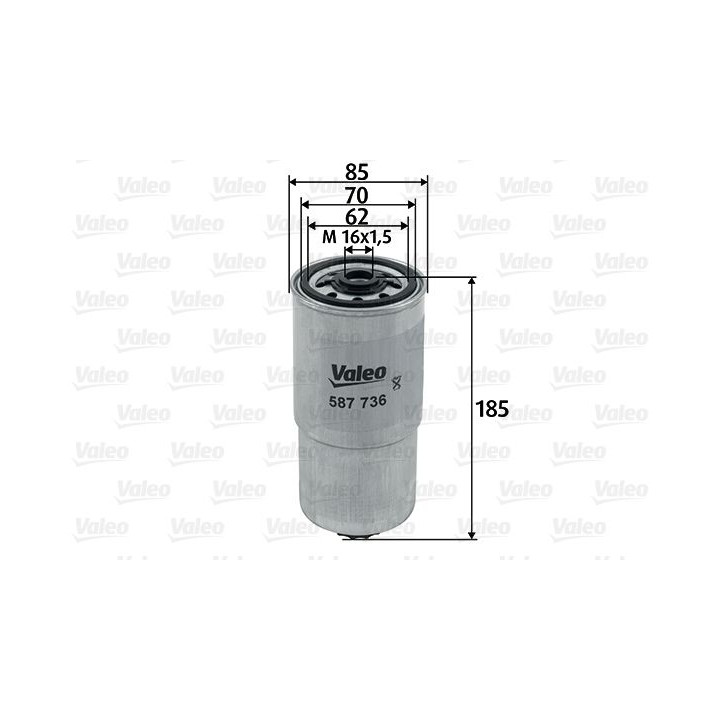 Kuro filtras VALEO 587736
