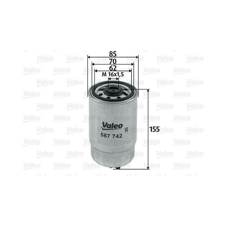 Kuro filtras VALEO 587742