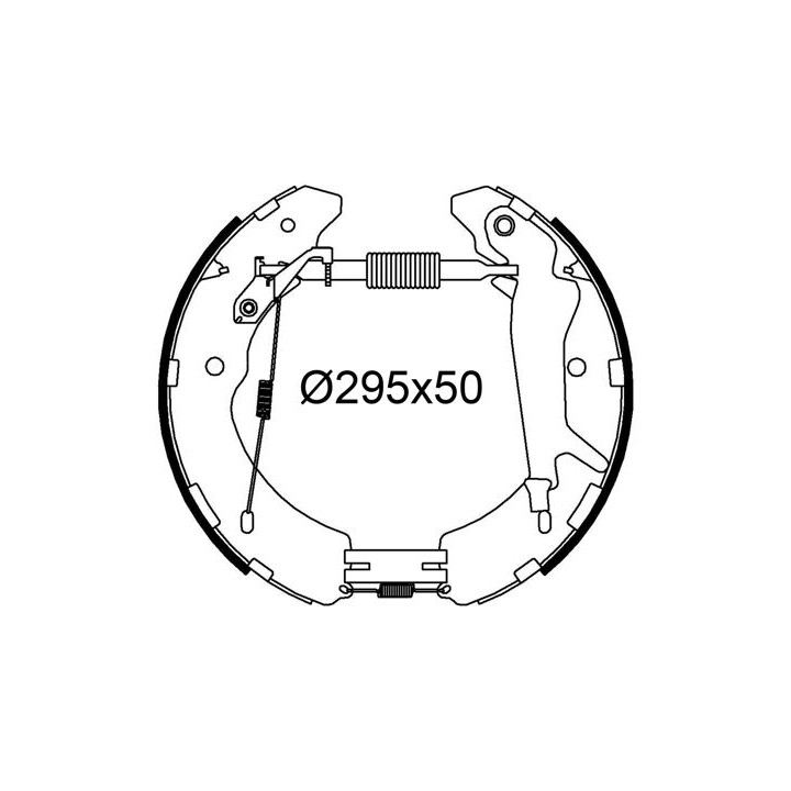 Stabdžių trinkelių komplektas VALEO 554937