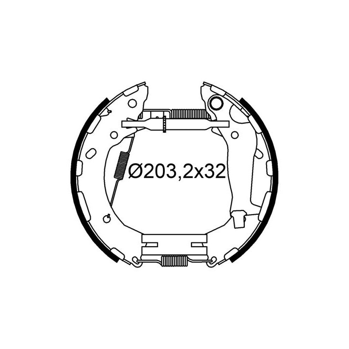 Stabdžių trinkelių komplektas VALEO 554945