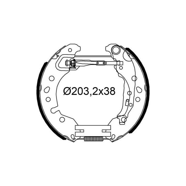 Stabdžių trinkelių komplektas VALEO 554946