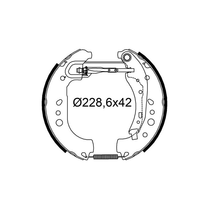 Stabdžių trinkelių komplektas VALEO 554951
