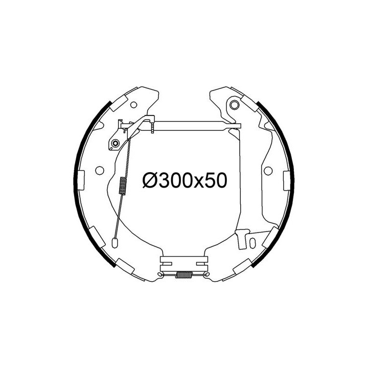 Stabdžių trinkelių komplektas VALEO 554964