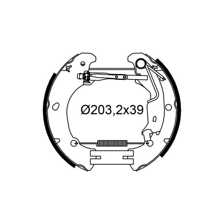 Stabdžių trinkelių komplektas VALEO 554967
