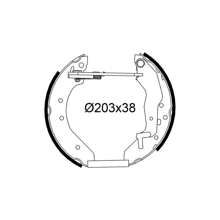 Stabdžių trinkelių komplektas VALEO 554972