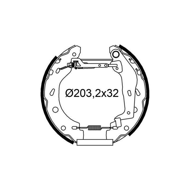 Stabdžių trinkelių komplektas VALEO 554974