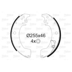 Stabdžių trinkelių komplektas VALEO 562045